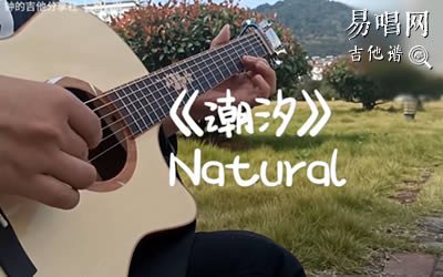 潮汐Natura指弹谱_安苏羽/傅梦彤_C调_指弹独奏视频