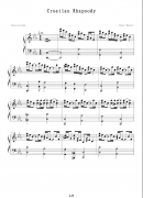 克罗地亚狂想曲钢琴谱完整版原版（马克西姆-Maksim・Mrvica）