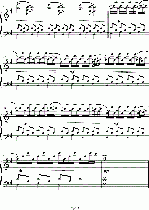 Comptine D＇un Autre Ete-L＇Apres Midi钢琴谱